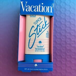 Vacation Super Stick SPF 45 Face Stick Sunscreen new in box